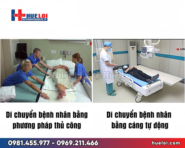 Cáng cứu thương thông minh tích hợp bàn lăn